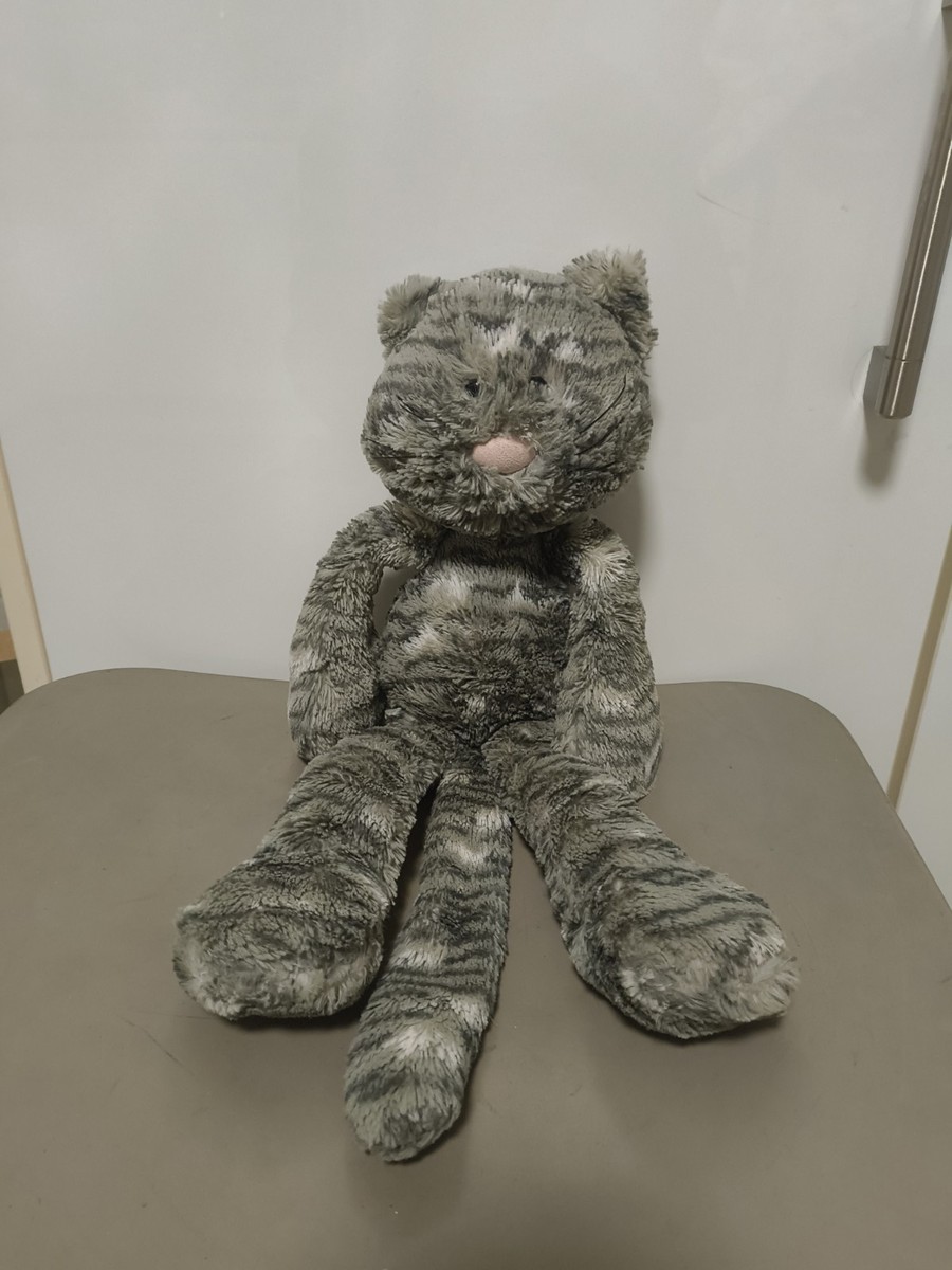 Jelly Cat Merryday Grey Stripe Cat | eBay UK