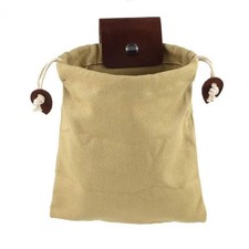 Outdoor Leather Canvas Foraging Bag
