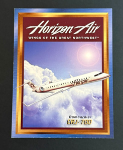 Horizon Air Bombardier CRJ-700 Aircraft Trading Card