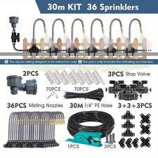 5-30M 1/4" 4/6Mm Garden Misting Cooli...