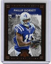Indianapolis Colts PHILLIP DORSETT 2015 Gridiron Kings ROOKIE Football Card. rookie card picture