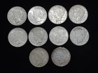 Group of 10 Peace Silver Dollars Mixed Conditions Lot #5 NICE!