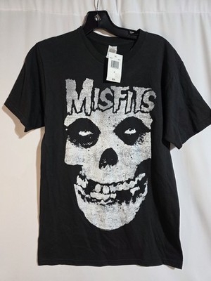 Misfits Band Tee Black Skull Logo Shirt Size Small NWT Punk Rock Graphic Top