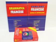 Stock Lotto 3 libri, Guide Francese Modern + Mini dizionario inglese Rizzoli