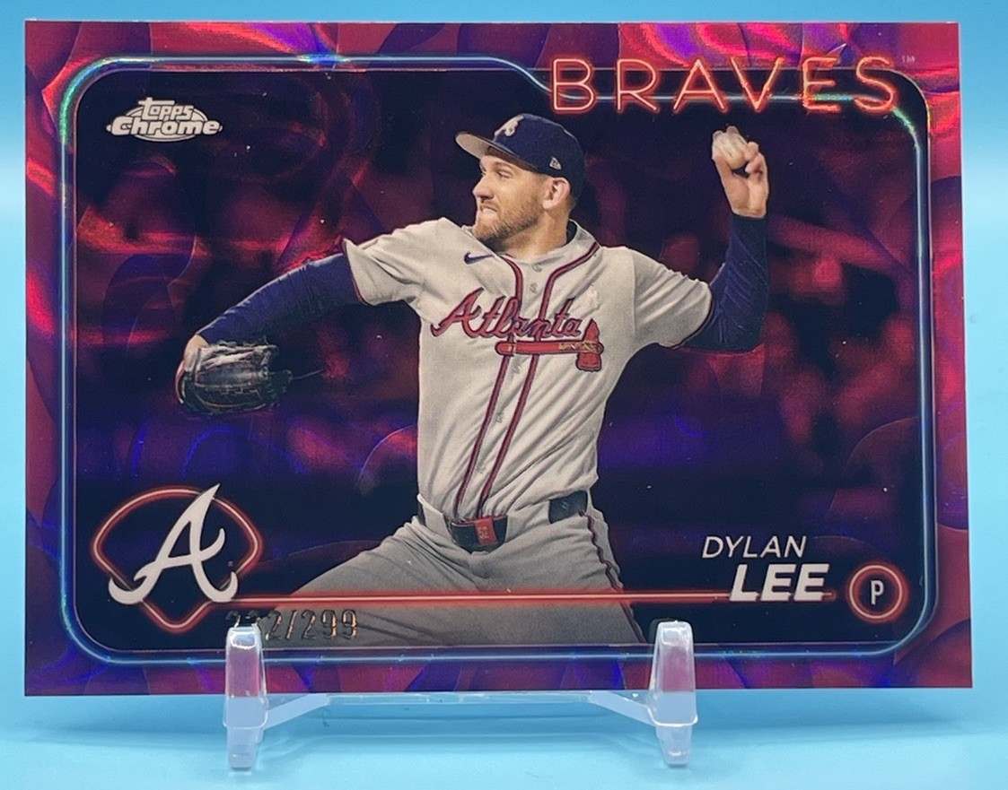 2024 Topps Chrome Update #USC162 Dylan Lee Magenta & Purple Lava Lamp /299