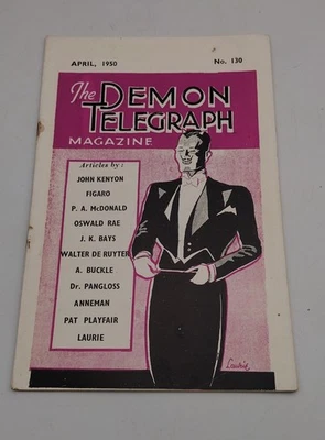 Vintage Magic / Magical Magazine The Demon Telegraph, April 1950 No. 130 VGC - Image 1 of 3