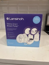 Lansinoh Thrive 2-in-1 Breast Pump - 2-in-1 Hybrid Pump and Accessories NIB