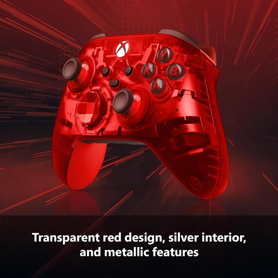 Pulse Cipher Series X/S Controller - Transparent Red Design - Image 4 of 4