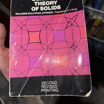 #ad Quantum Theory of Solids by C. Kittel REVISED PRINTING John Wiley 1963 $70.00
