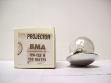 BMA Projector Projection Lamp Bulb 120-125V  150W  GE BRAND *HARD TO FIND*