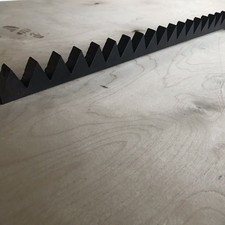 Zackenleiste 15mm, &Uuml;bersteigschutz Zaun, R&uuml;ckewagen Stahl
