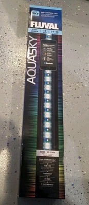 Fluval Aqua Sky LED 18 Watts 25000K 24 - 36'' NEW Factory Sealed Bluetooth 