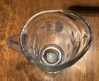 Vtg Floral Clear Crystal Princess House Heritage Small Creamer Mini Pitcher — photo 7