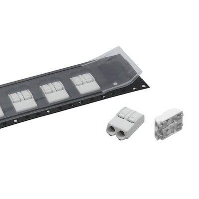 10x WAGO 2060-452/998-404 LED Push-in SMD-Leiterplattenklemme, RM 4mm, 2-polig