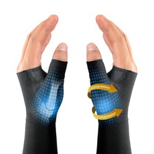 2 Pcs Wrist Brace Support Compression Sleeve for Arthritis Tendonitis Sprain