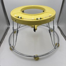 VINTAGE Graco Yellow Round About Baby Walker 4800Y Bead Toy