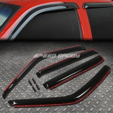 FOR 92-00 CHEVY/GMC SMOKE TINT IN-CHANNEL WINDOW VISOR SHADE/WIND/RAIN DEFLECTOR