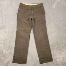 Columbia Pants Mens 30x30 Brown Regular Fit Cotton Stretch Utility Hiking