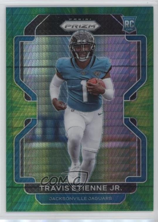 2021 Panini Prizm Rookie Hyper Prizm 21/175 Travis Etienne Jr #344 Rookie RC 4f5