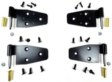 4 Ea Full Half Door Hinges And Oem Torx Screws Fits All 1997-2006 Wrangler Tj