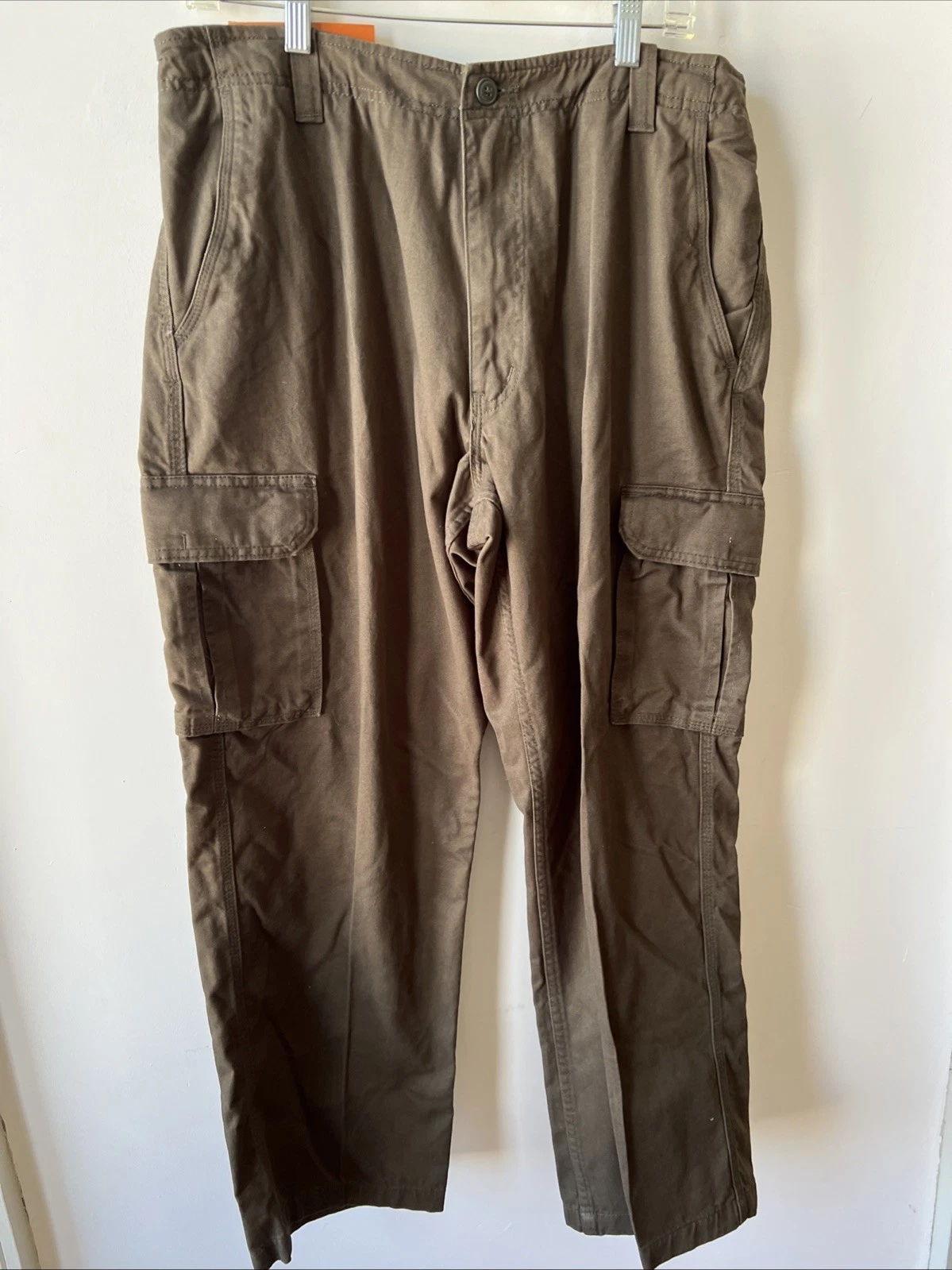 Outer Rim Cargo Pants Men’s 36W X 29L Khaki Green Hiking Outdoor Vtg NWT