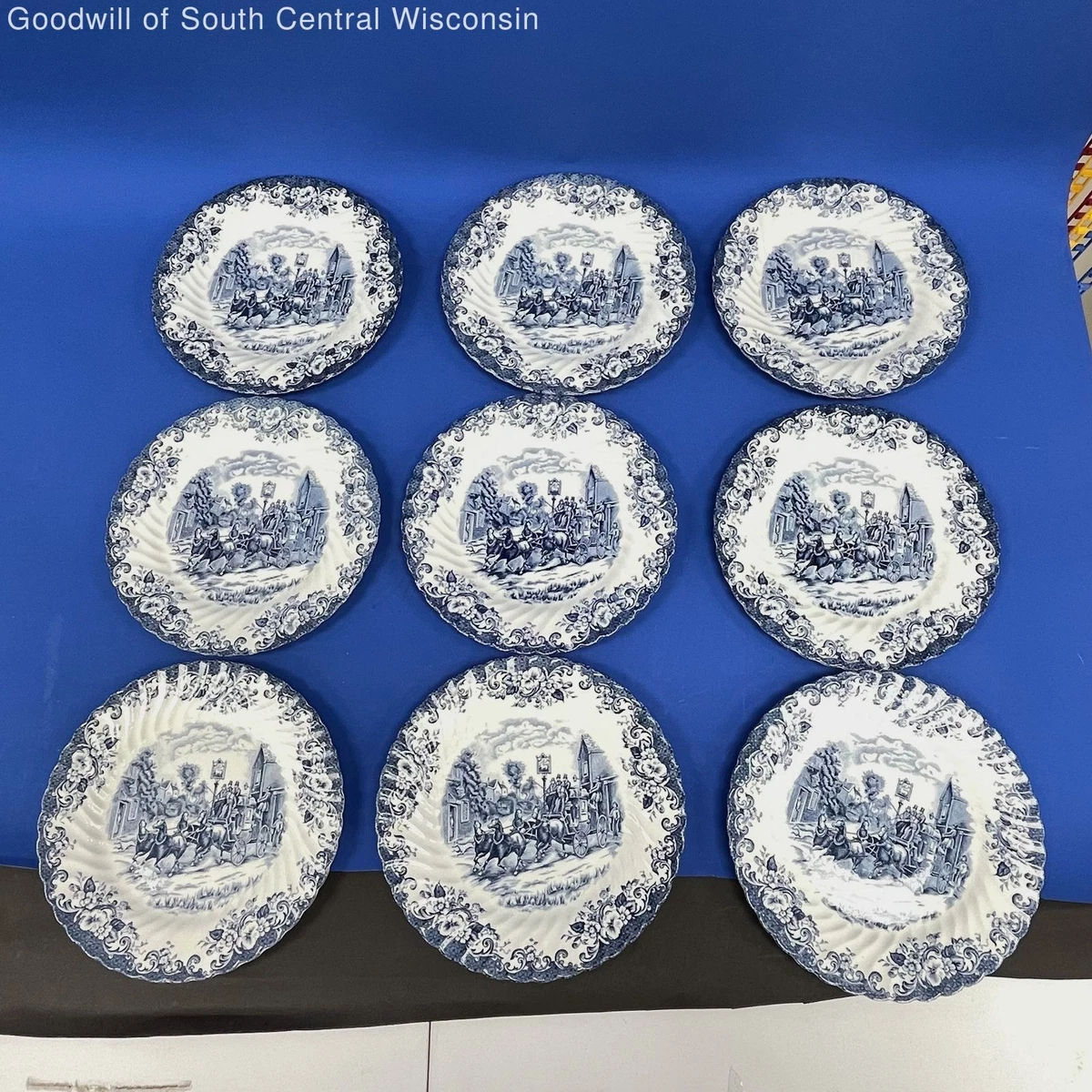 Johnson Brothers Blue Dinnerware Plates for sale | eBay