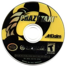 Crazy Taxi (Nintendo GameCube, 2001) Disc Only Tested Working With Scratches