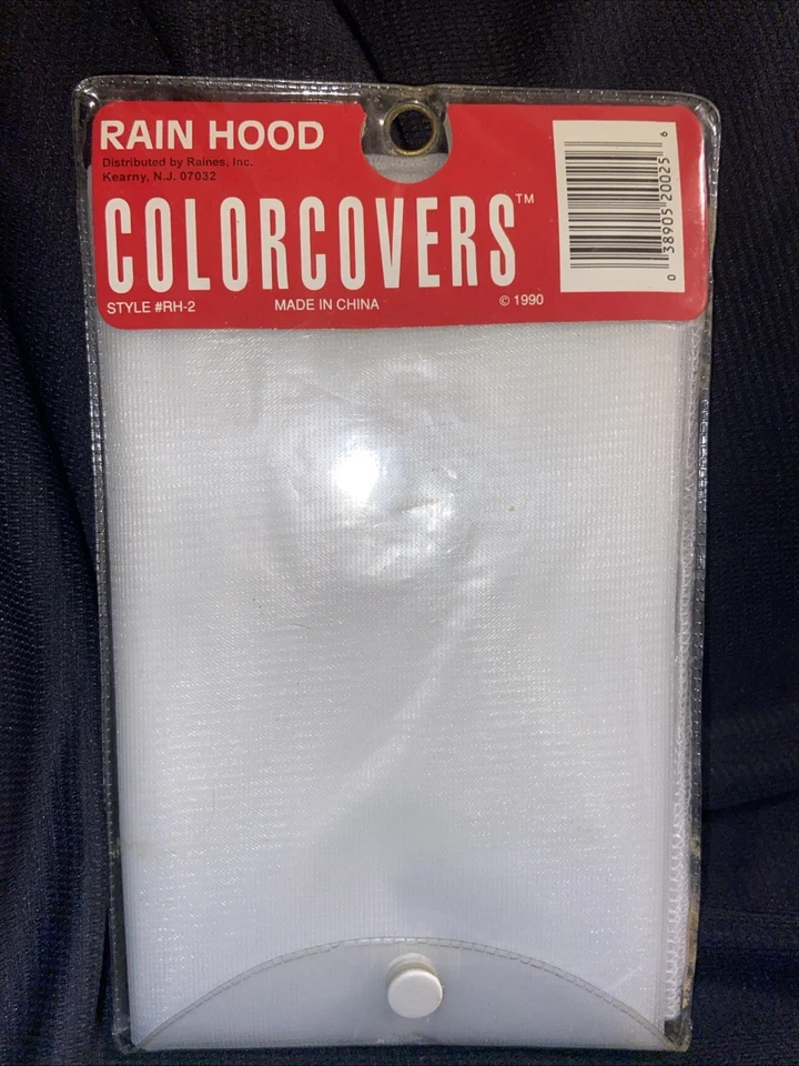 Capucha de lluvia COLORCOVERS vintage 1990 corte extra completo talla única Foto 2 de 3