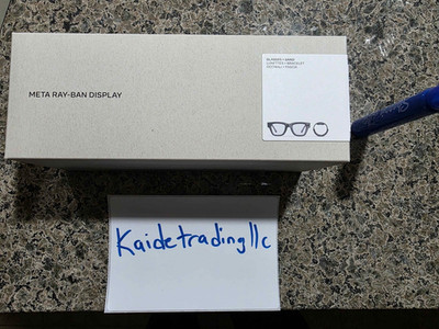 Meta Ray-Ban Display & Neural Band AI Glasses BLACK LARGE Size 2    INHAND
