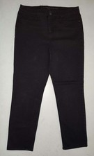 NEW Womens Chico's Pull-On Jegging Jeans. Size 8P/1P Black. 26 1/2" Inseam.