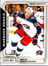 Eric Robinson 2018-19 O-Pee-Chee Marquee Rookie Card #528