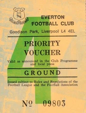 TICKET: Everton - Priority Voucher for unknown match?