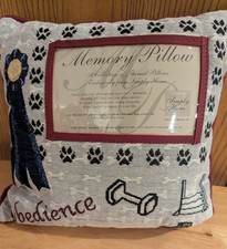 New Decorative Dog Pillows-Obedience Picture Pillows- Box 20 Original Packaging