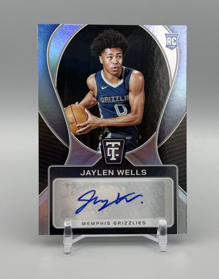 2024-25 Panini Totally Certified Jaylen Wells Rookie AUTO RC – Memphis Grizzlies