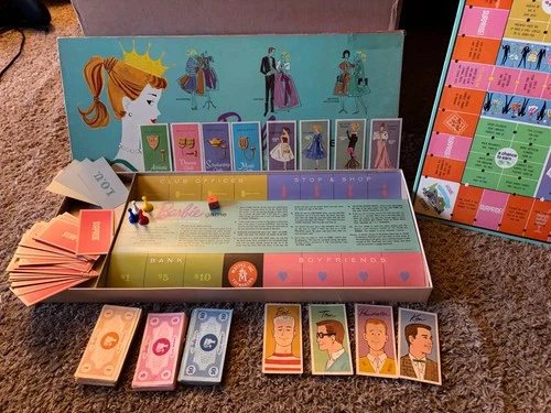 VTG 1960 ORIGINAL 'The Barbie Game/Queen of the Prom' Mattel Toy COMPLETE