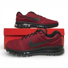 Nike Air Max 2017 Team Red Black Running Training Shoes Men's Multiple Sizes