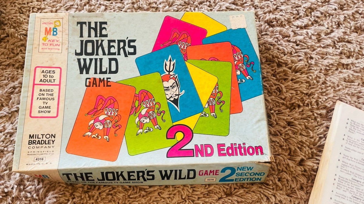 Klash Joker&ハニタス2個セット Vintage 1973 The Jokers Wild Game 2nd Edition Milton Bradley Board