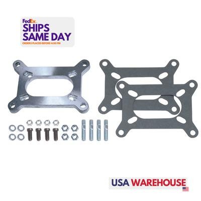 Trans-Dapt 2086, One Natural Aluminum Carburetor Adapter Performance Racing Part