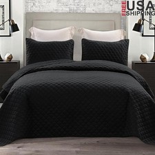 Reversible Full Queen Quilt Bedding Set with Pillow Shams Lightweight