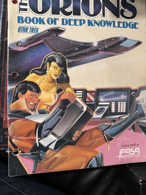 Star Trek The Orions Book of Deep Knowledge RPG Supplement FASA 1987
