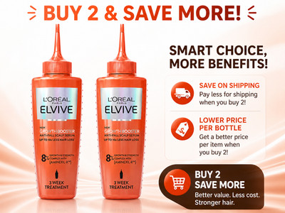 Set Loreal Elseve Growth Booster Scalp Serum Anti-Hair Fall StimulateGrowthRoots