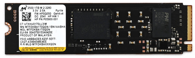 Micron 1TB 2500 PCIe Gen4x4 M.2 2280 NVMe SSD HP P05900-001