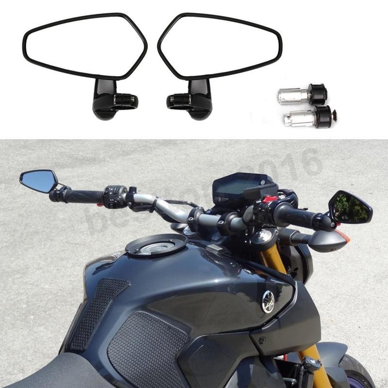 Motorcycle Black 7/8" Diameter Handlebars End Mirrors for Suzuki DRZ400
