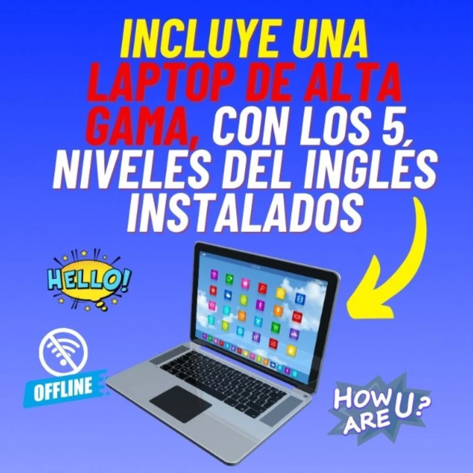 Aprenda inglês/Ganhe GRÁTIS uma laptop Core i5 8gb 128 SSD (Ver descrição) - Image 3 of 4