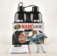  Zoo Med Nano Combo Dome Lamp Fixture for Reptiles 80W