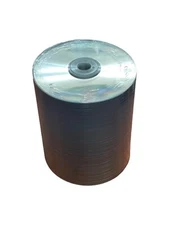 100  Blank DVD+RW DVDRW 4x Silver Shiny Top No Logo 4.7GB Rewritable Media Disc