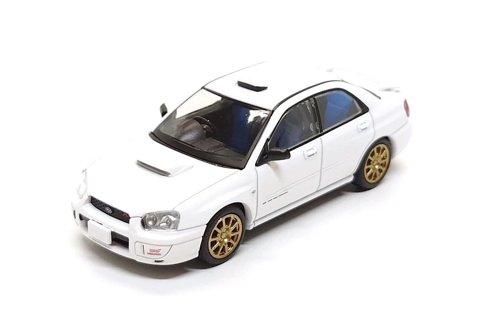 Tomica Limited Vintage Neo 1:64 Subaru Impreza WRX STi spec C - White (LV-N337a) - Image 4 of 4