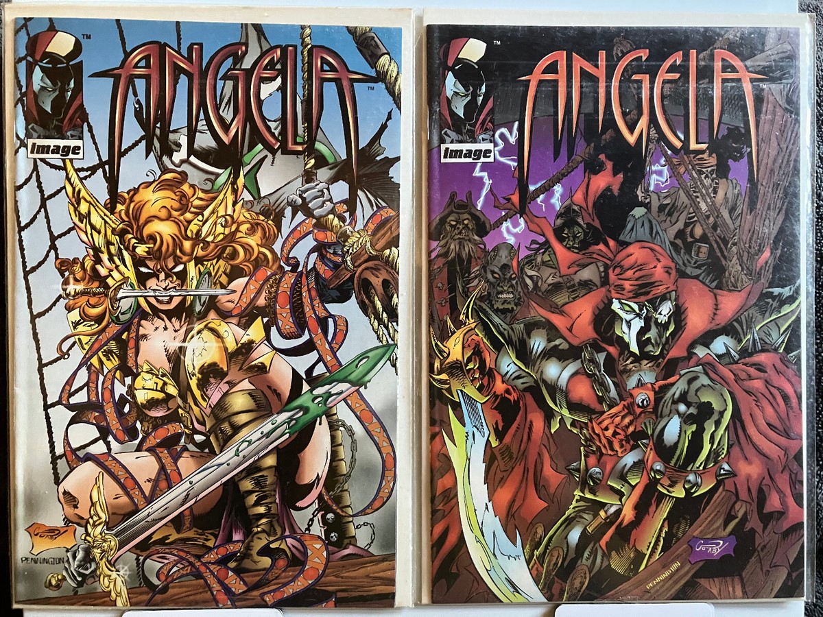 Angela Special Edition Pirate Variant Spawn 1995 Image HTF Both