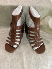463. NEW Vince Camuto Size 8 Hicheny Cognac Heeled Leather