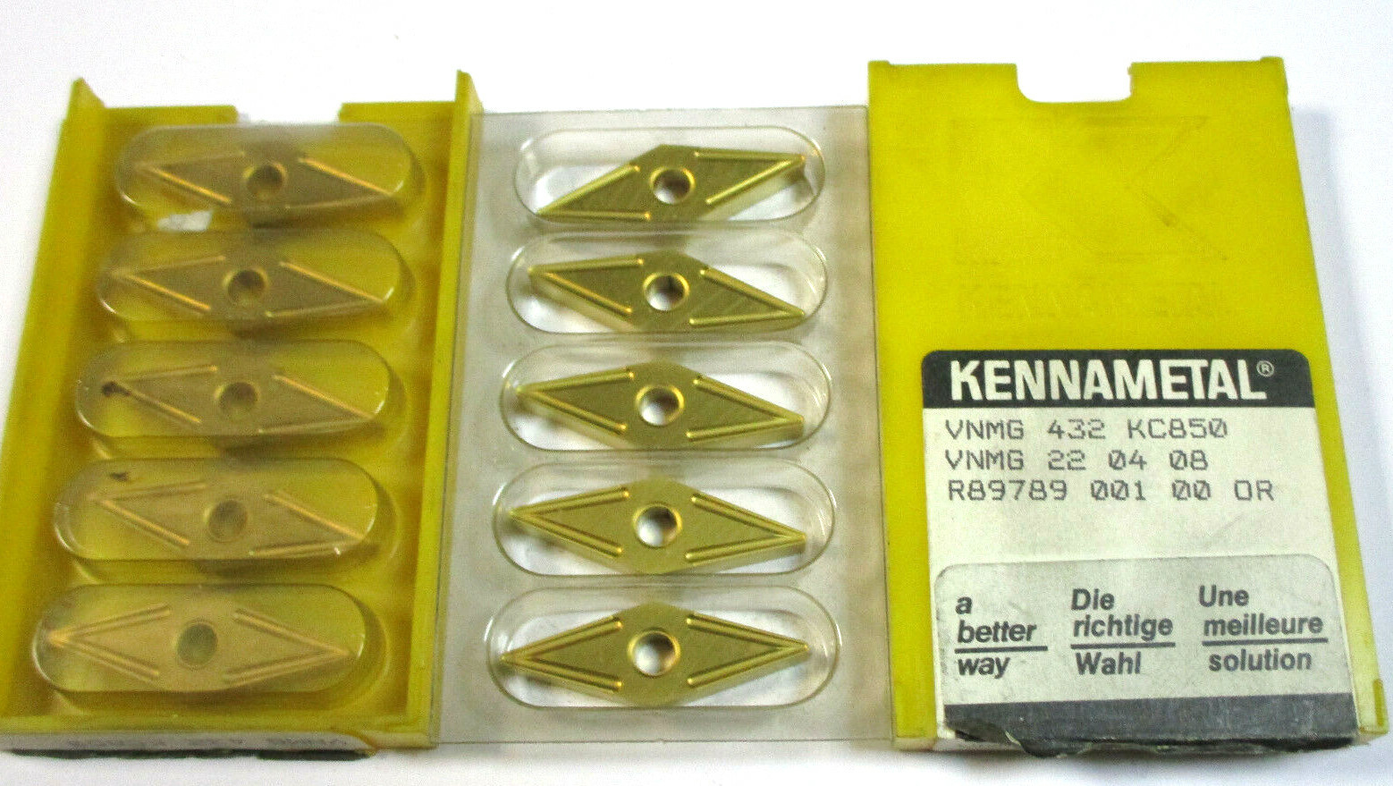 2 Utensili Da Taglio CNC CBN Per Acciaio Temprato - Inserti Rotanti VCGT110304 Per Lavorazioni Ad Alta Durezza - Foto 10